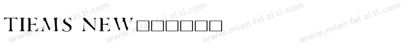 tiems new字体转换